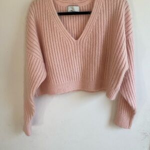 3.1 Phillip Lim Soft Blush V-Neck Sweater